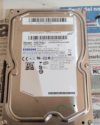 hard disk samsung 750GB