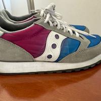 Saucony Jazz blu rosa e bianche tg-44