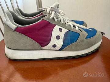 Saucony Jazz blu rosa e bianche tg-44