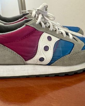 Saucony Jazz blu rosa e bianche tg-44