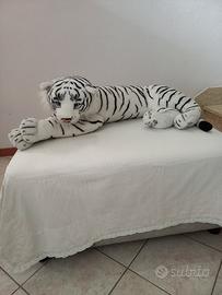 Peluche tigre bianca gigante cm.100