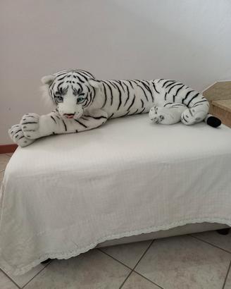 Peluche tigre bianca gigante cm.100