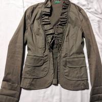 Benetton giacca camicia donna