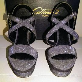 Sandali Gattinoni scarpa donna elegante zeppa 36