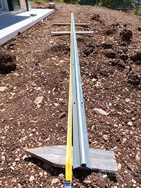 Guida in acciaio per cancello scorrevole