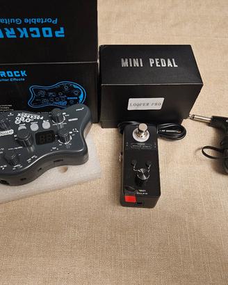 MULTI EFFETTO + MINI PEDAL LOOPER + MINI AMPLIFICA