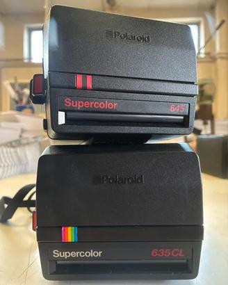 2 Fotocamere Polaroid Supercolor 645 e 635CL