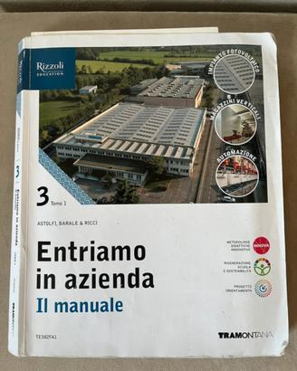 Libro “entriamo in azienda” classe quinta