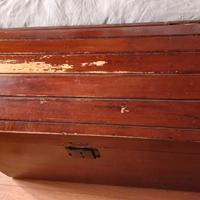 Panca baule in legno massiccio 