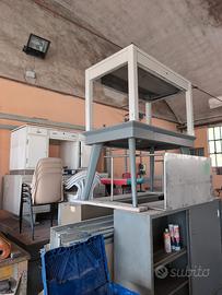 mobili in ferro,sedie, scaffale