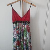 Vestito Uttam London made in India con fiori