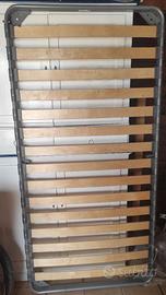 Rete singola 1 mt x 2 mt+ 1 materasso singolo 1 mt