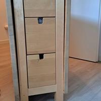 tavolo a ribalta  ikea norden betulla
