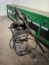 banco da lavoro in ferro verniciato da mt.4 nuovo