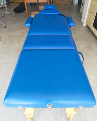 Lettino da massaggio pieghevole con accessori