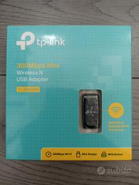 TP-Link Adattatore Wifi USB mini 300mbps