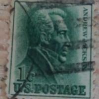 Andrew Jackson 1 Cent Stamp 1963