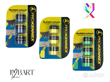 3 OVERGRIP PROKENNEX SUPER WRAP Manico Tennis Grip