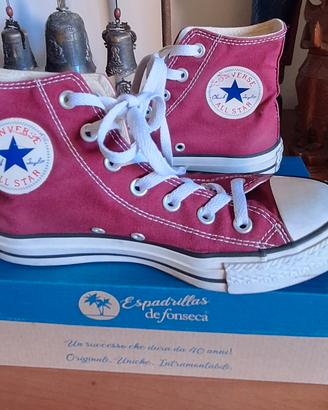 converse All Star alte  rosse
