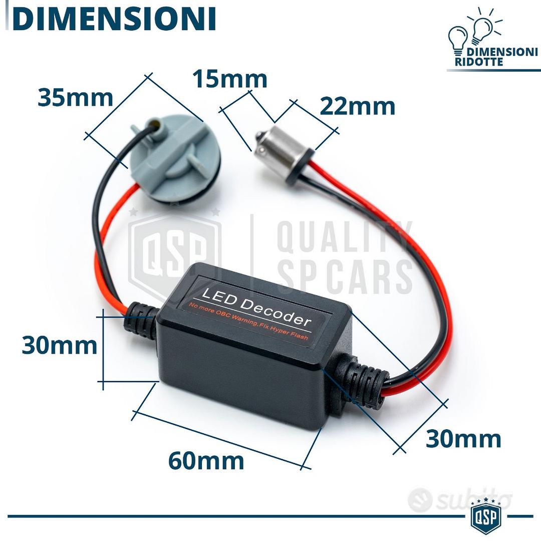 Subito - RT ITALIA CARS - RESISTENZE CANbus P21W BA15S Led SPEGNI SPIA ERROR  - Accessori Auto In vendita a Bari