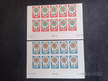 FOGLIETTI (MONACO)*SERIE EUROPA CEPT*0,25/0,50 Fr.