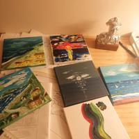 Lotto piccoli quadri firmati 