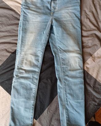 Jeans donna da moto PMJ Ginevra Blue