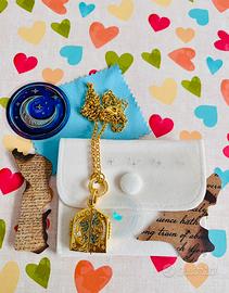 Collana medaglione Libellula porta ricordi