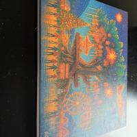 Quadro villaggio natalizio stampa su tela