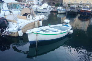 Barca tipo ingenito in vetroresina