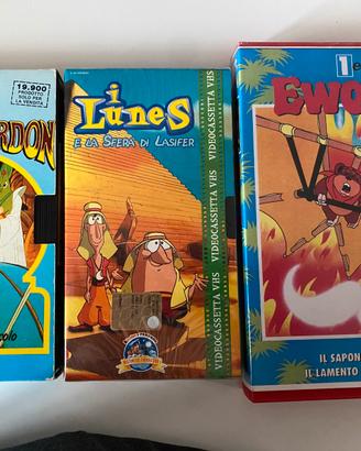 Videocassette varie cartoni - film