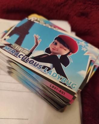 Card carte miraculous ladybug lotto chat noir