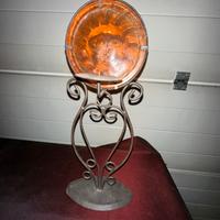 Tre diversi candelabri con vetro diffusore di luce