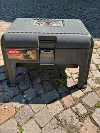 Cassetta attrezzi curver step-on toolbox
