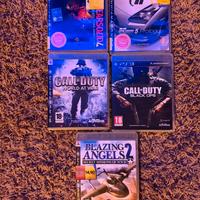 5 giochi originali + Playstation 3 da controllare