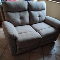 Divano due posti reclinabile 
