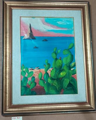 QUADRO - OLIO SU TELA - TOZZI '89
