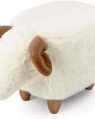 Poggiapiedi a forma di pecora