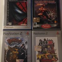 Lotto di quattro giochi per PS2