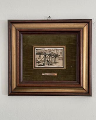 Antico quadro in Argento 800