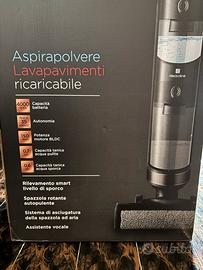 Lavapavimenti aspirapolvere ricaricabile