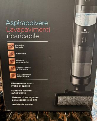 Lavapavimenti aspirapolvere ricaricabile