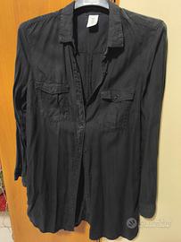 Camicia di HM  nera lunga 