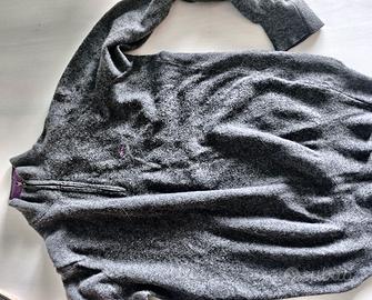 Maglione Harmont & Blaine mezza zip lana grigio