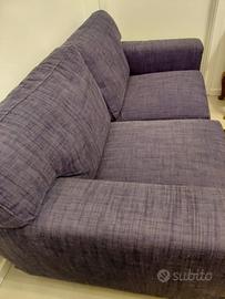 Sofa 2 posti in stoffa