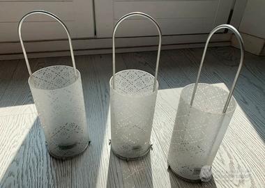 3 Laterne x candele della designer Ehlen Johansson