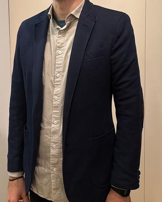 Giacca blazer Zara Man da uomo, colore blu scuro,