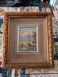 4 cornici complete di vetro cm.25 x cm.25