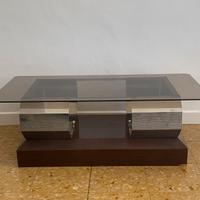 Tavolino da salotto modern piano in vetro fume