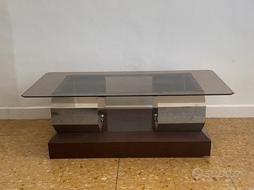 Tavolino da salotto modern piano in vetro fume